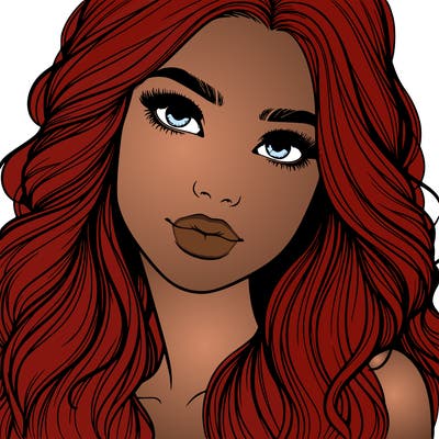 beautiful realistic girl