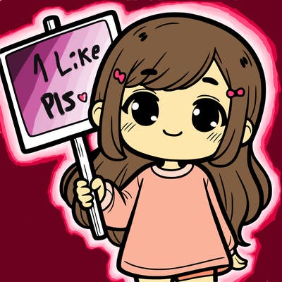 a girl holding a sign