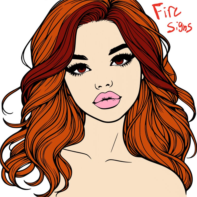 realistic girl with hair and lips