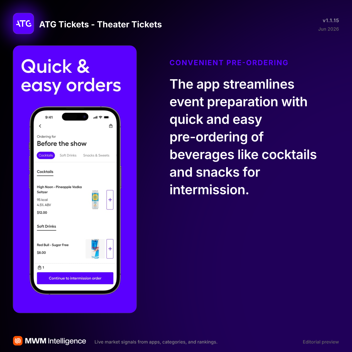 ATG Tickets - Theater Tickets - Entertainment App | MWM