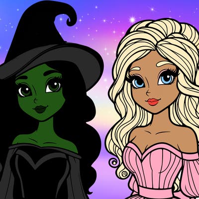 elphaba and glinda