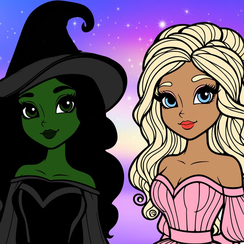 elphaba and glinda