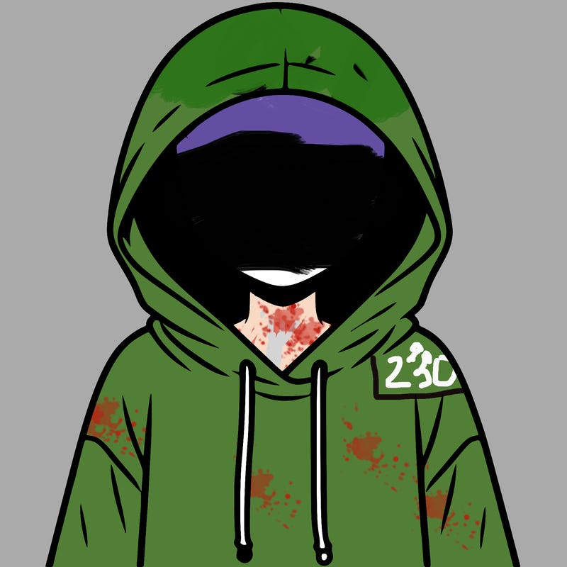 faceless girl in hoodie