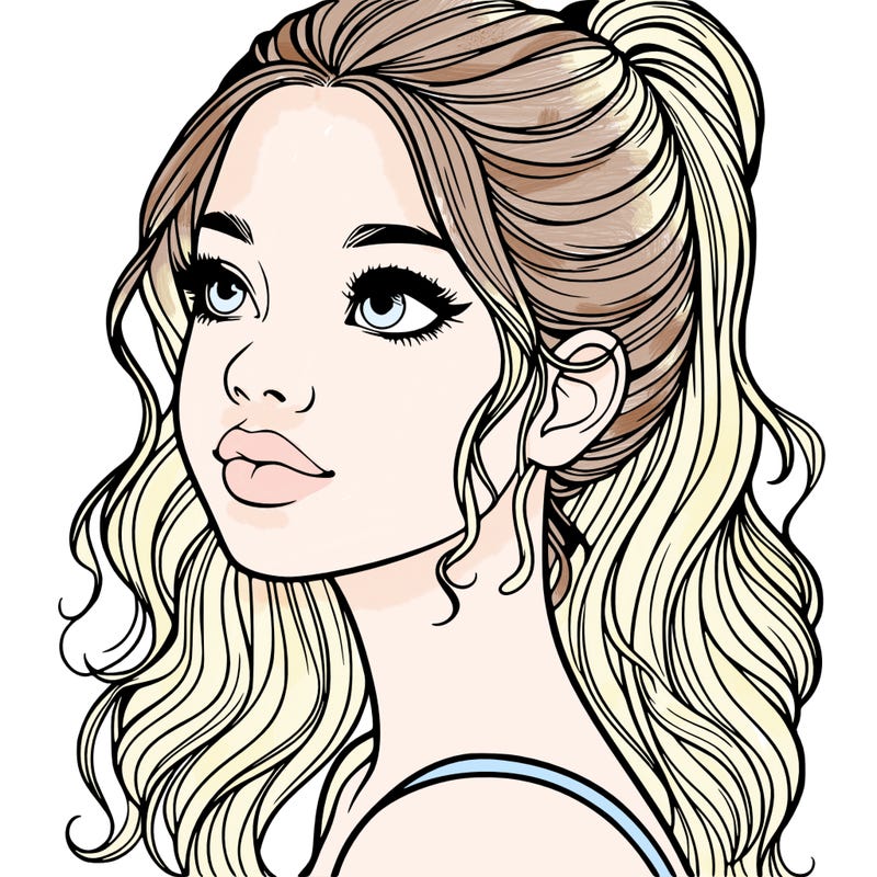 beautiful realistic girl