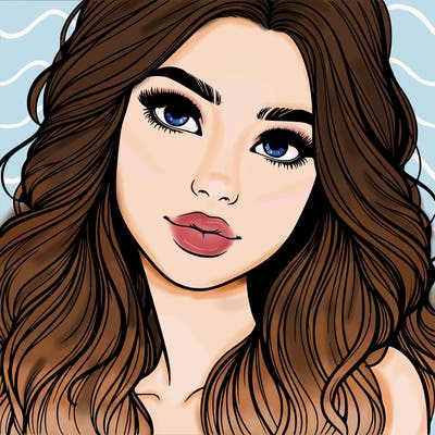 beautiful realistic girl