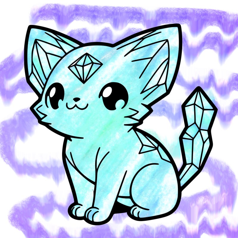 crystal kitten