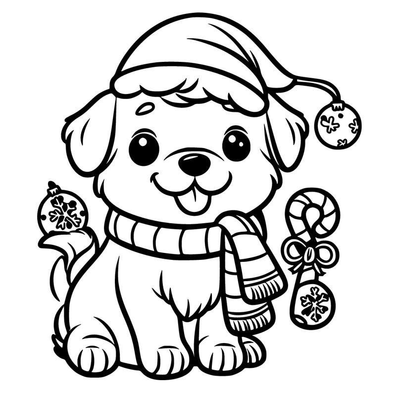 christmas puppy