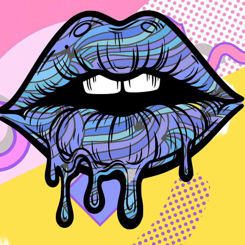 lips that look realistic and drip