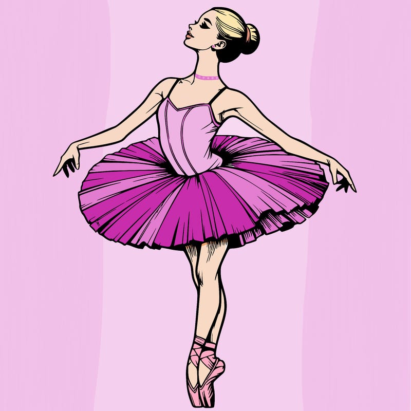 realistic ballerina