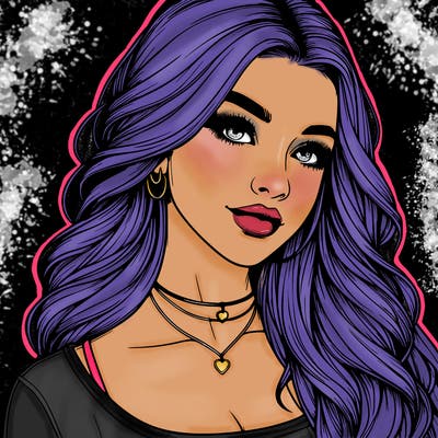 detailed realistic girl