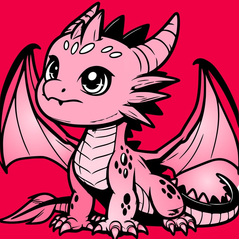 fierce baby night dragon