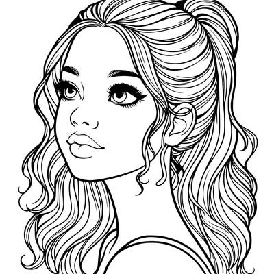 beautiful realistic girl