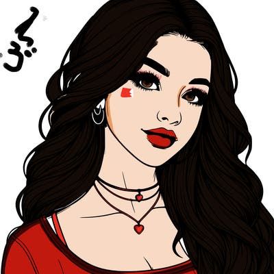 detailed realistic girl