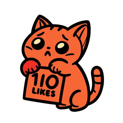 a cat begging for 10 likes