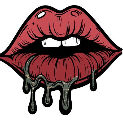 lips that look realistic and drip