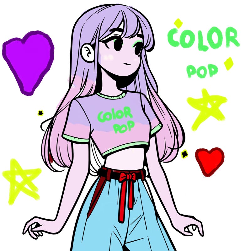 girl in a cute crop top