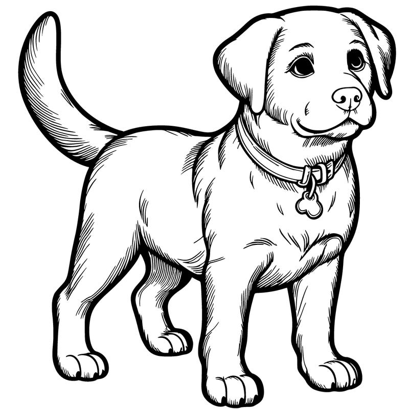 realistic dog
