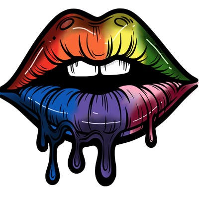 lips that look realistic and drip