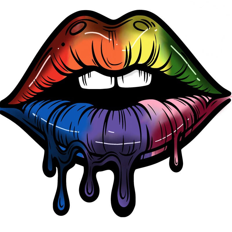 lips that look realistic and drip