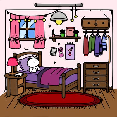 cute bedroom