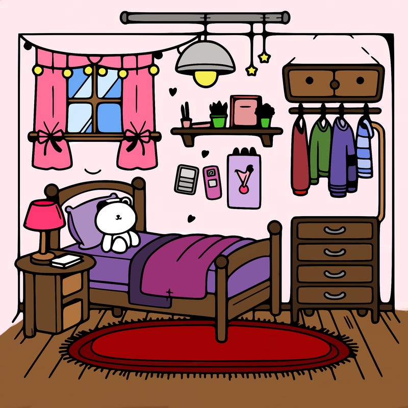cute bedroom