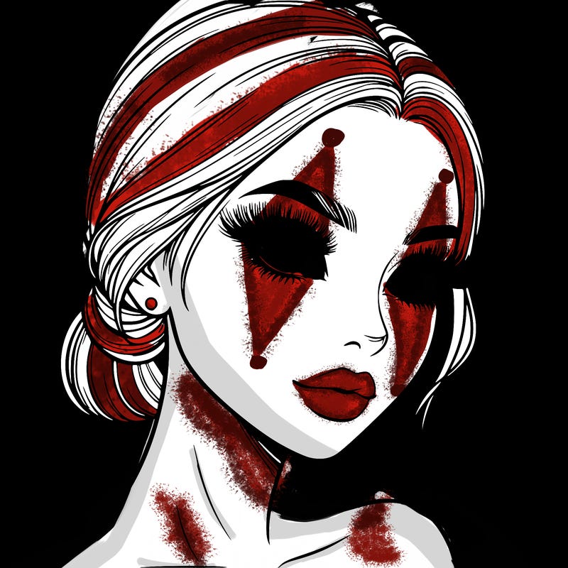 realistic girl with lashes