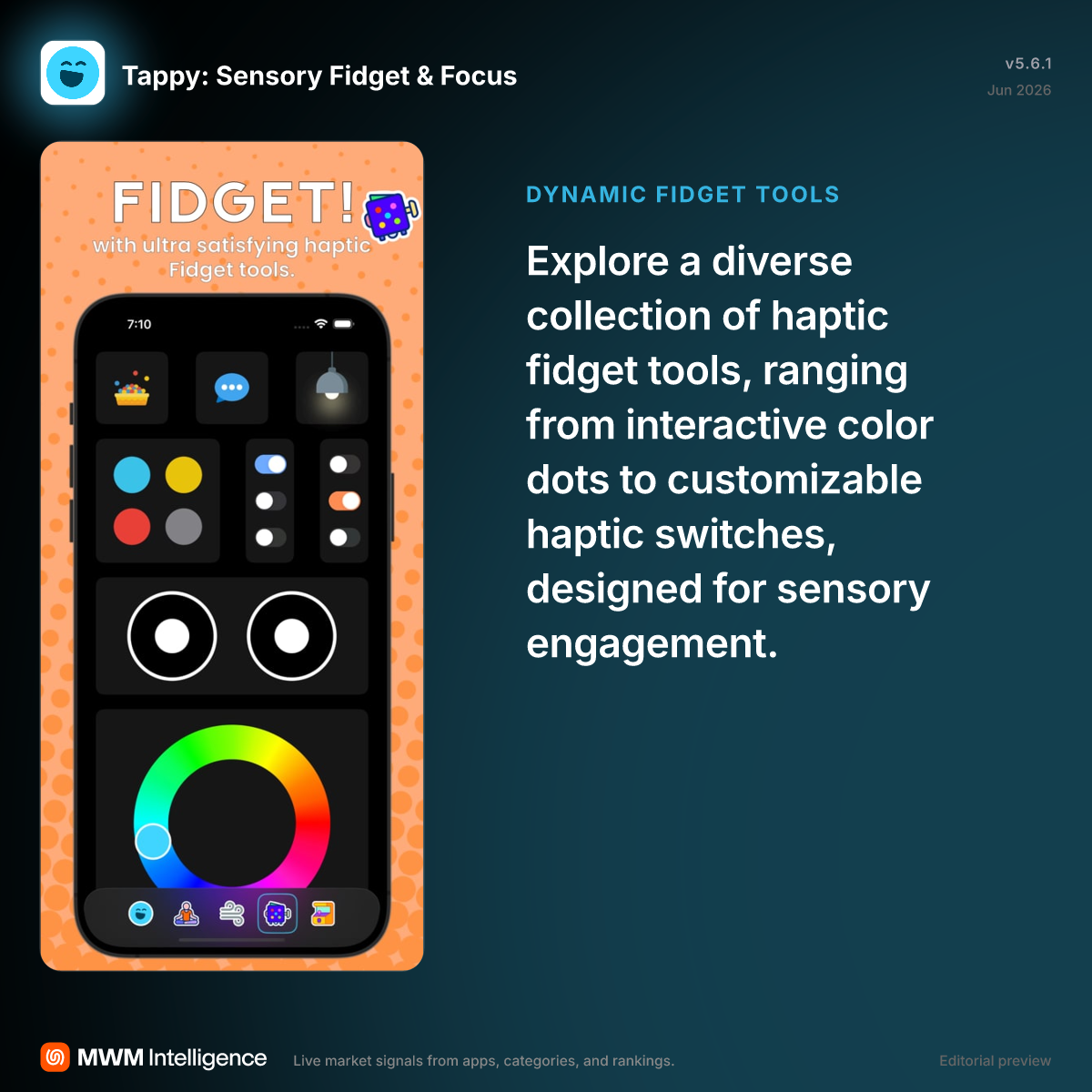Tappy: Sensory Fidget & Focus - Games App | MWM