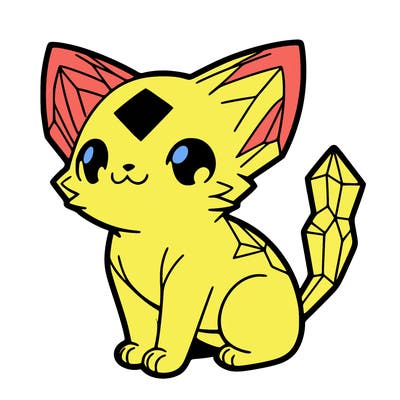 crystal kitten
