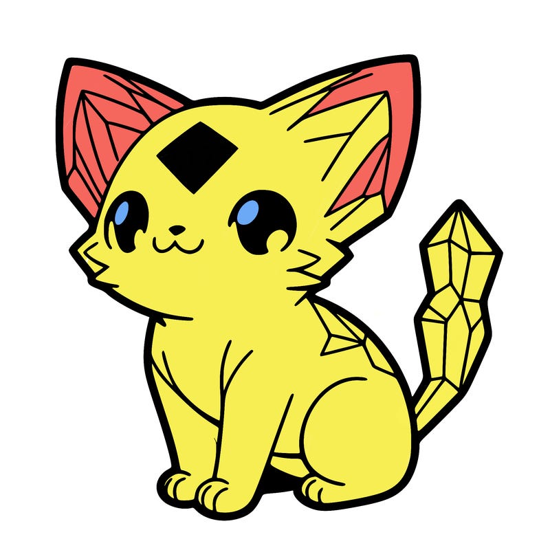 crystal kitten