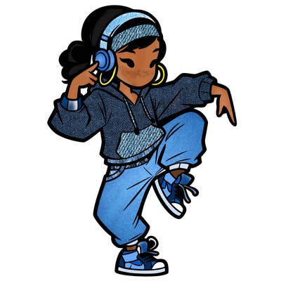 hip-hop dance girl