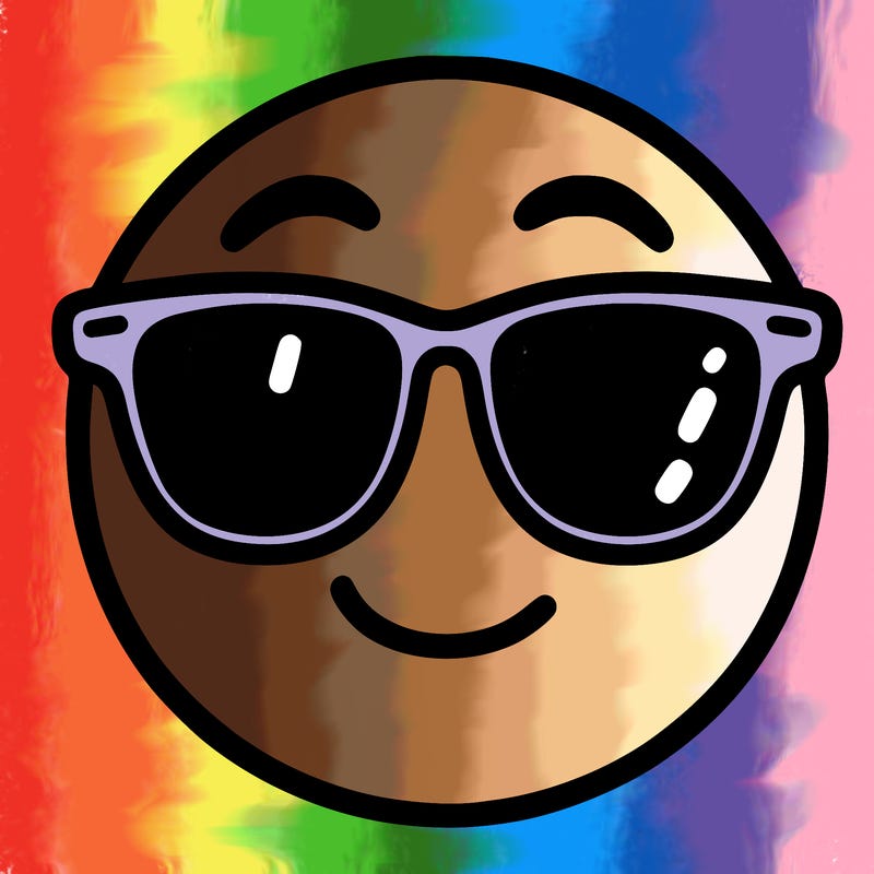 emoji with sunglasses
