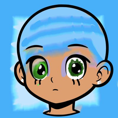 blank head
