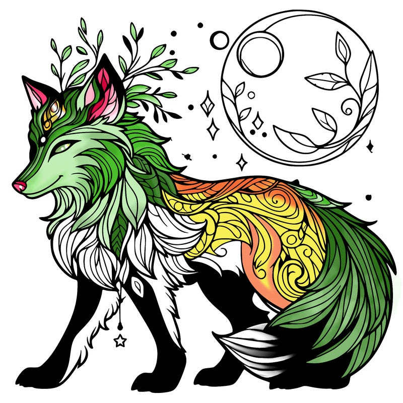 mystical wolf