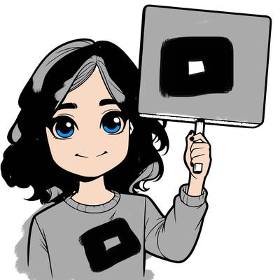 realistic girl holding up a sign