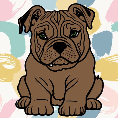 cute prince puppy that’s a bulldog