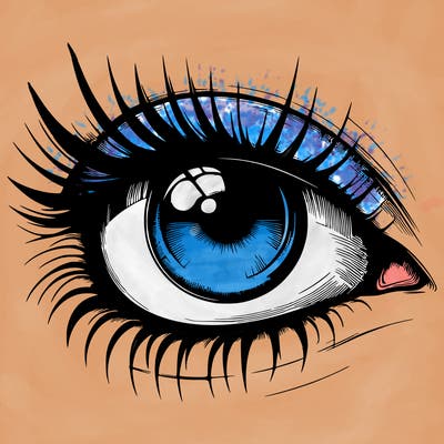 realistic eye