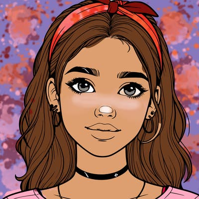 realistic teenage girl