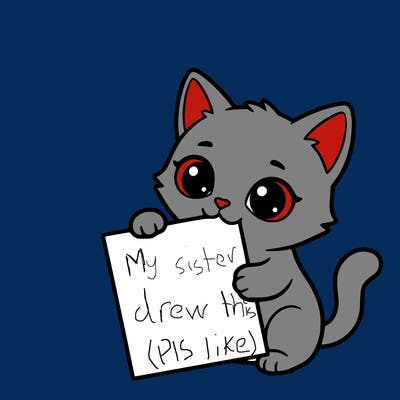 a small cat with a blank sheet of paper in its hand. the cat is sooooooo cute!