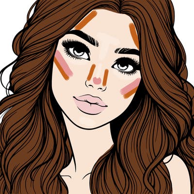 beautiful realistic girl