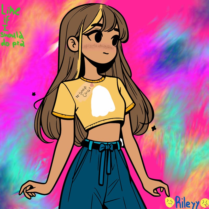 girl in a cute crop top