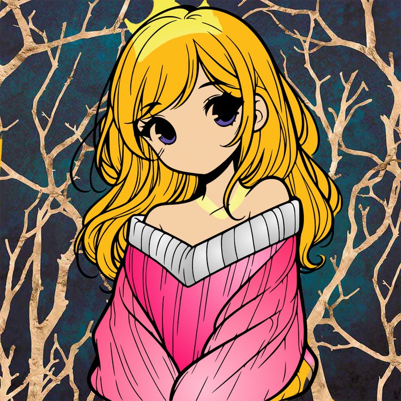 shy pretty girl wearing a sweater that is falling off one shoulder portrait