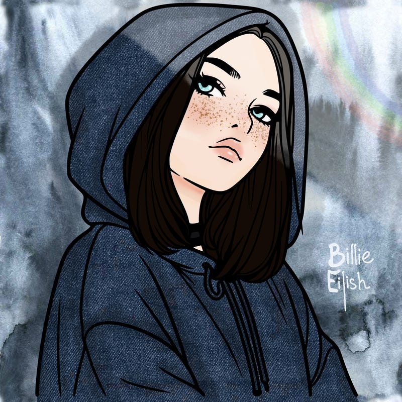 a realistic girl in a hoodie
