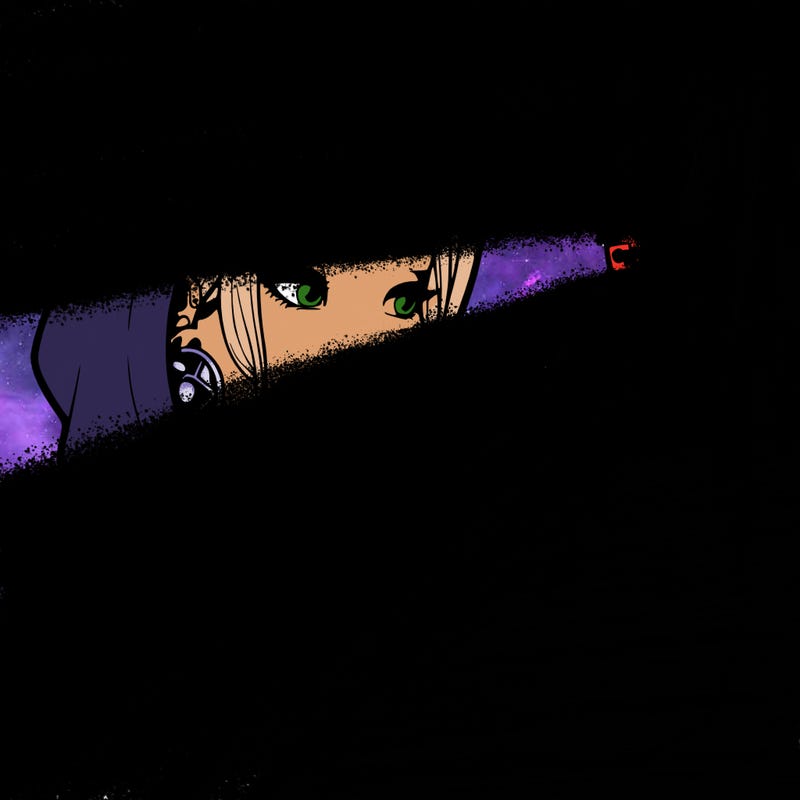 a realistic girl, spray painting