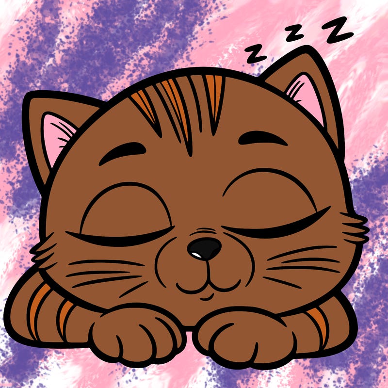 sleepy cat