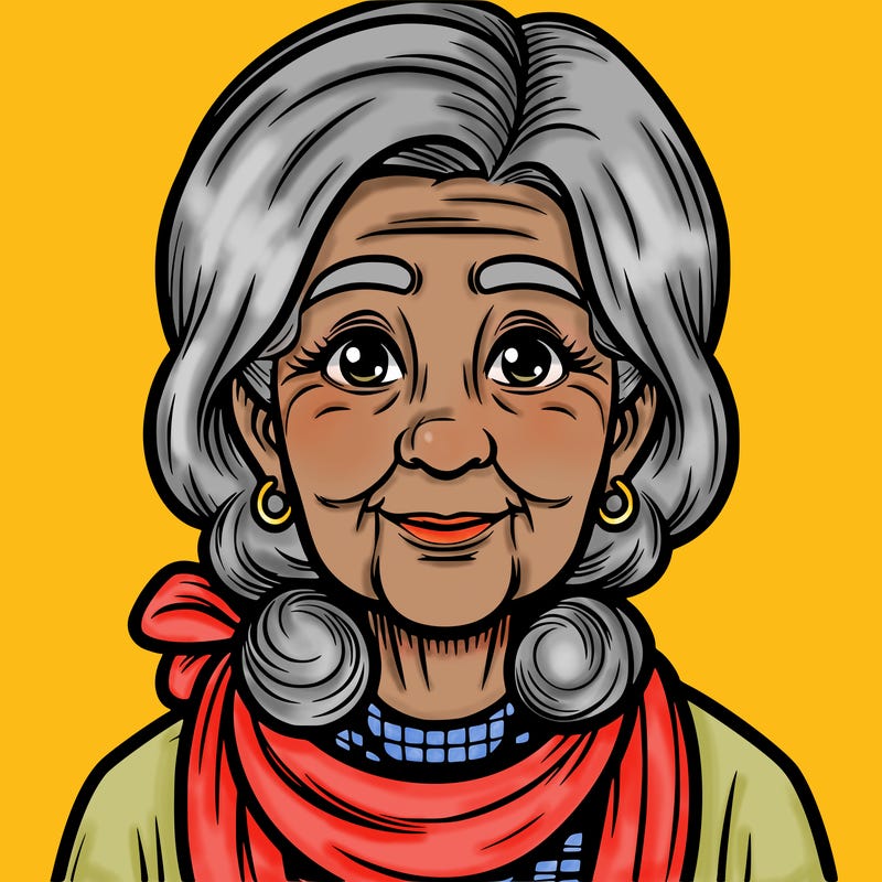 realistic old ladey