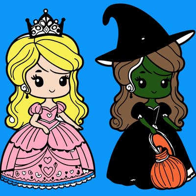 princess as a witch