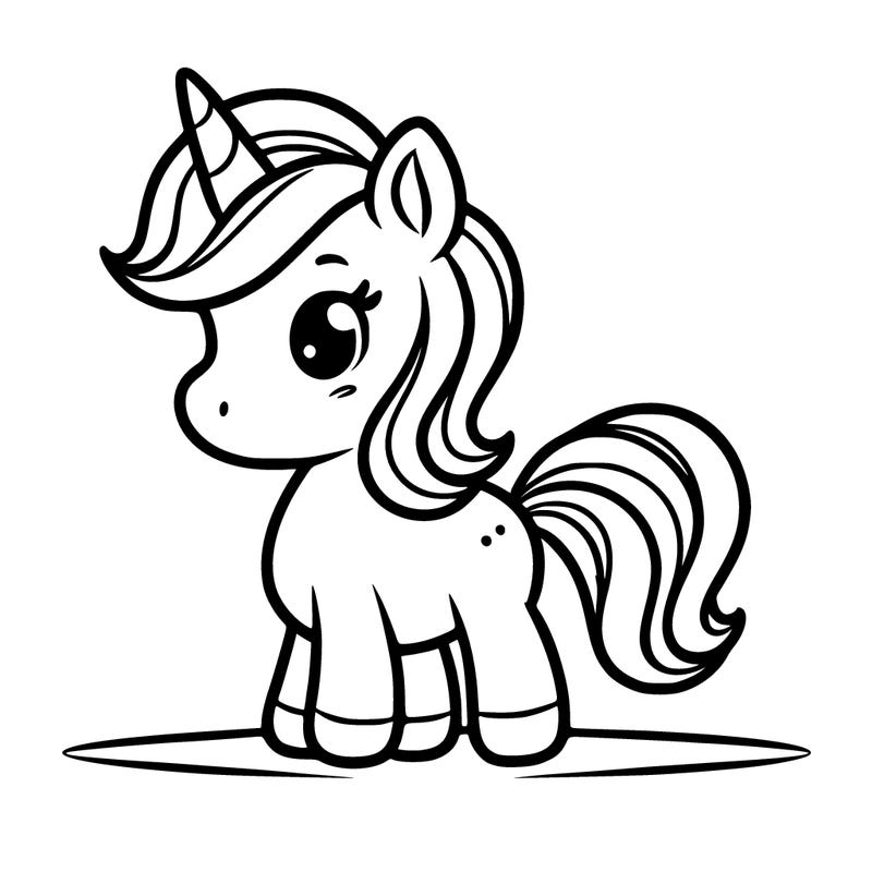 uni corn w with cute