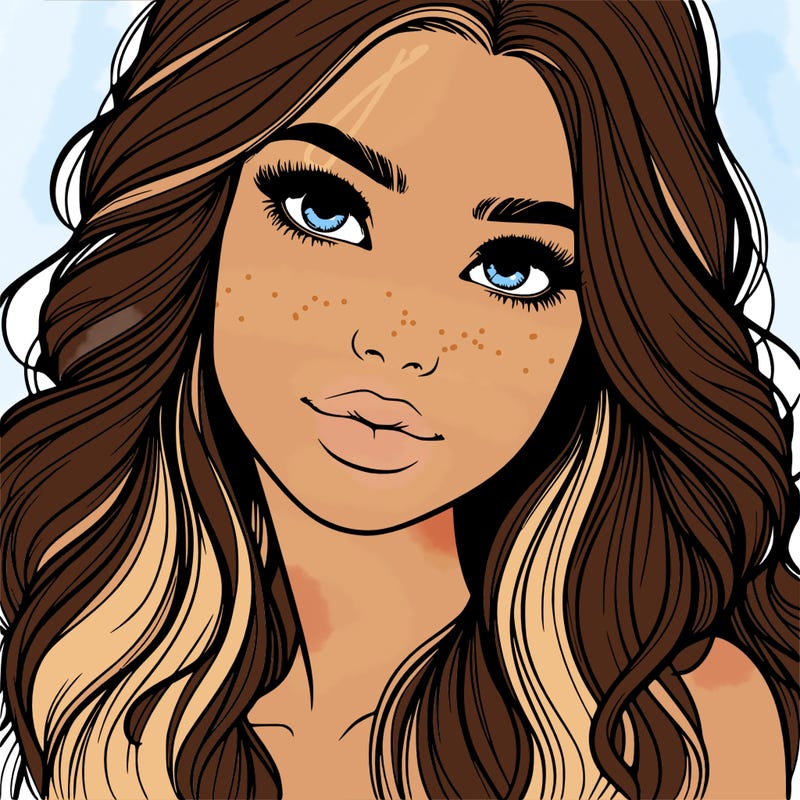 beautiful realistic girl