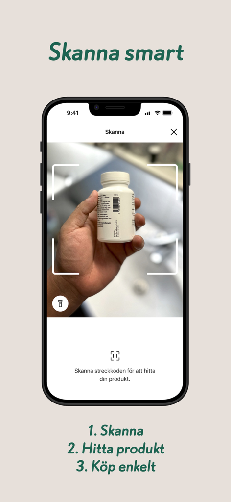 Apoteket - Apoteket mobile app barcode scanner for healthcare products