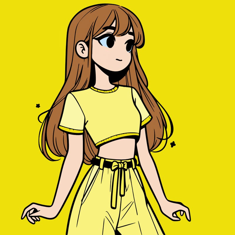 girl in a cute crop top